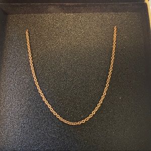 Pandora rose gold cable chain necklace
